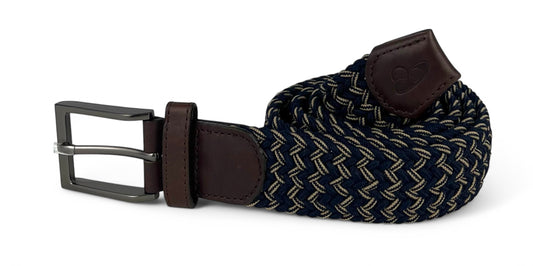 NAVY STRIPE BELT