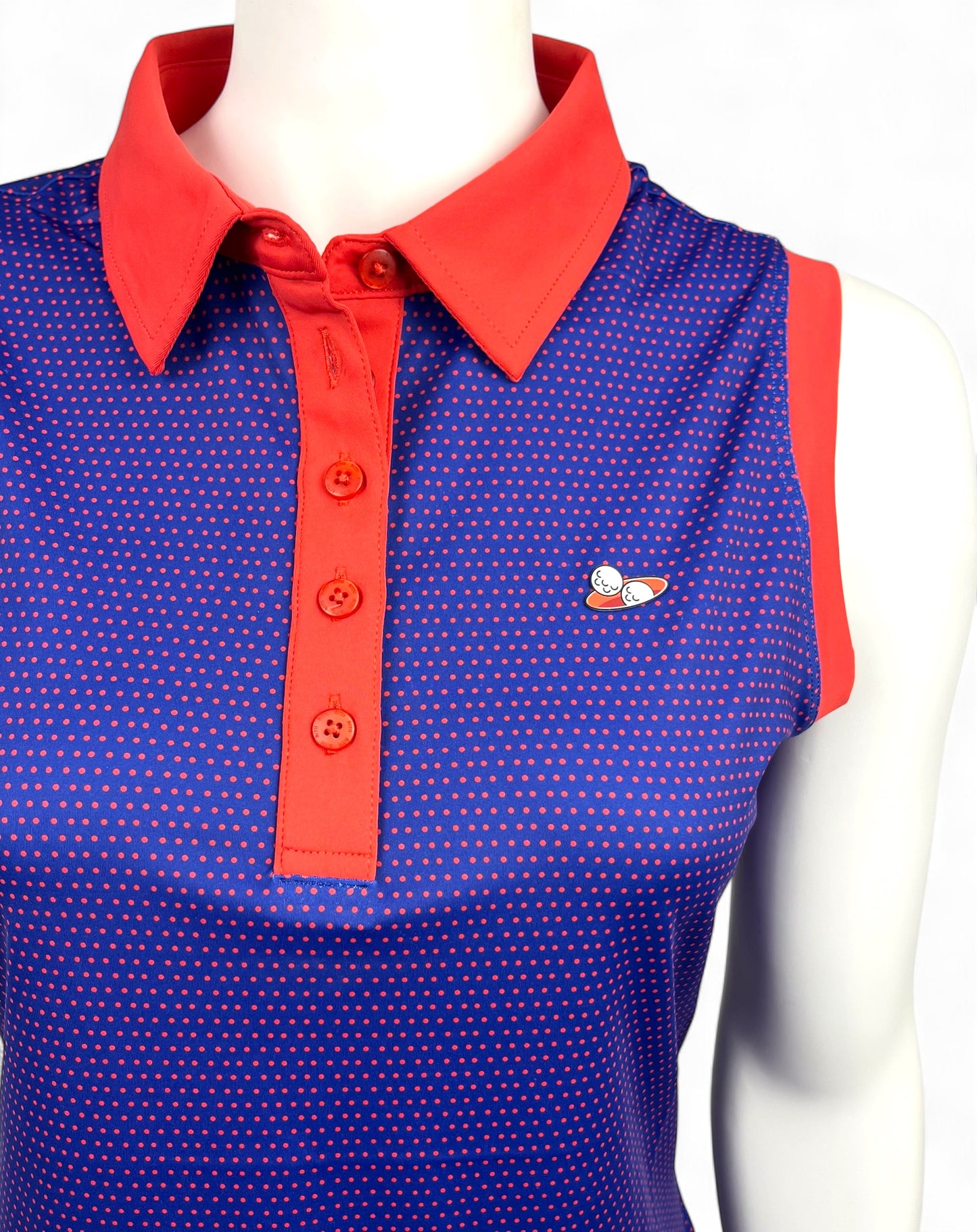 PINKY DOTS WOMEN'S POLO