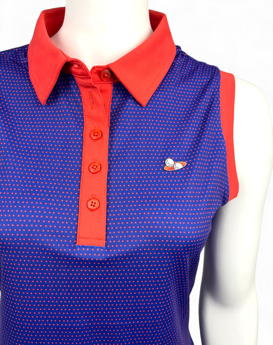 PINKY DOTS WOMEN'S POLO