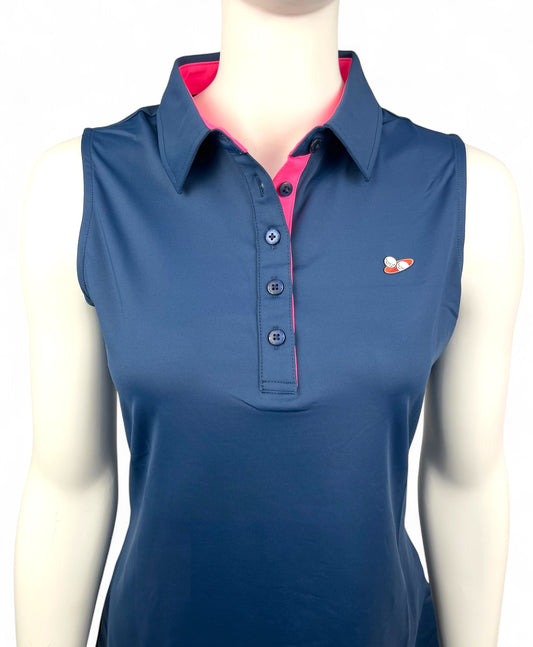 DEEP BLUE WOMEN'S POLO
