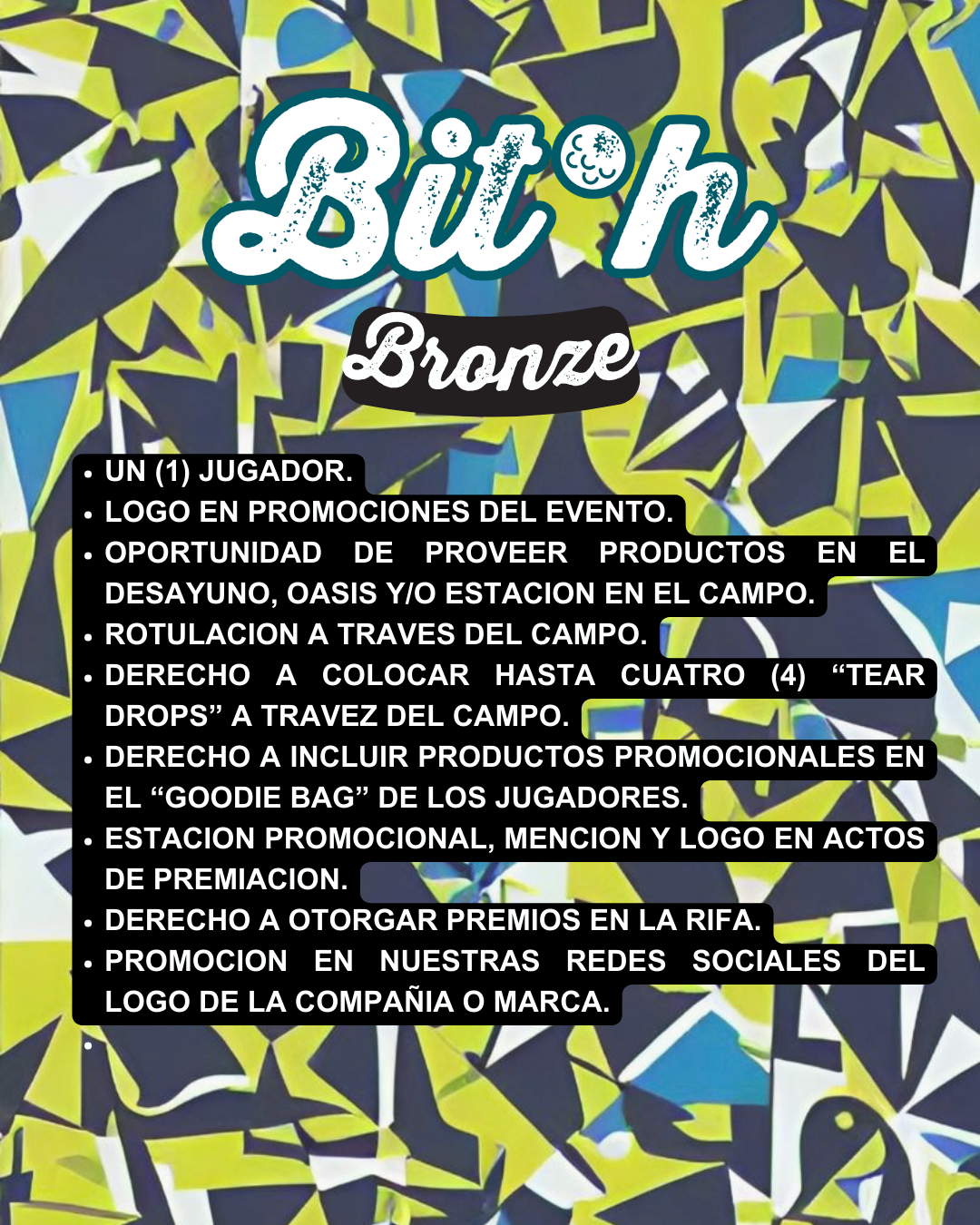 BITH Invitational Bronze Sponsor Package